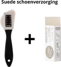 Suede borstel schoonmaken