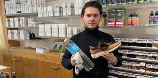 Schoenen schoonmaken met azijn